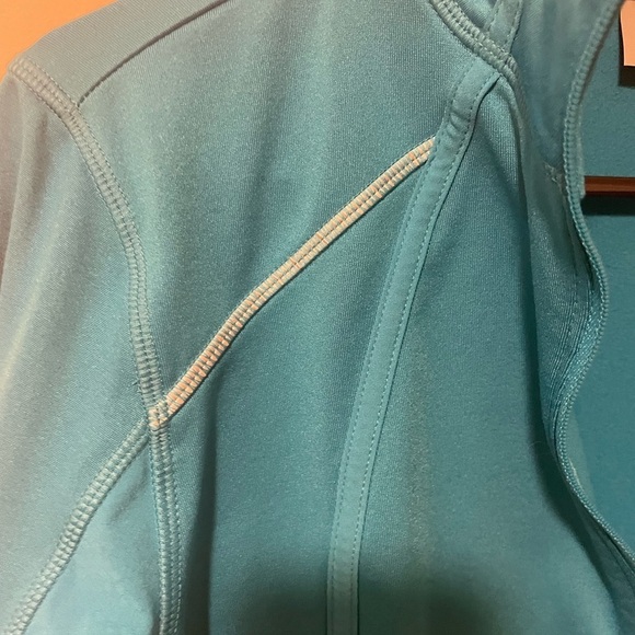 Athleta 1/2 Zip Running Top Turquoise Women's XS, fits like S - Picture 7 of 10